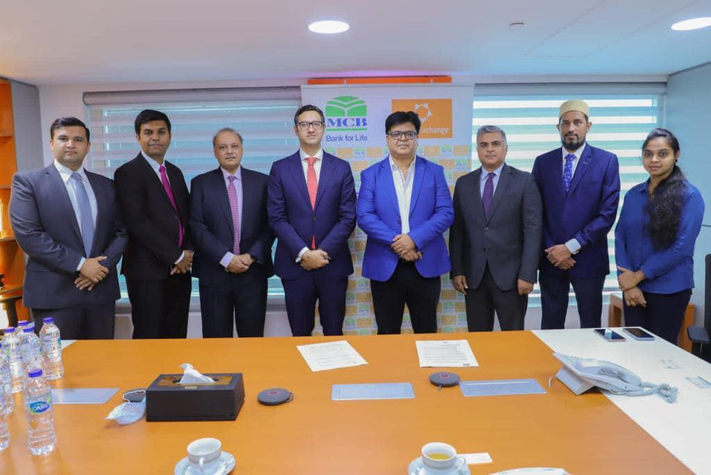 Agreement signed between Sharaf Exchange and MCB Bank, Pakistan.